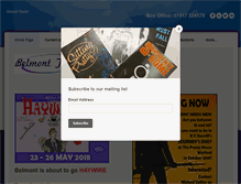 Tablet Screenshot of belmonttheatre.co.uk